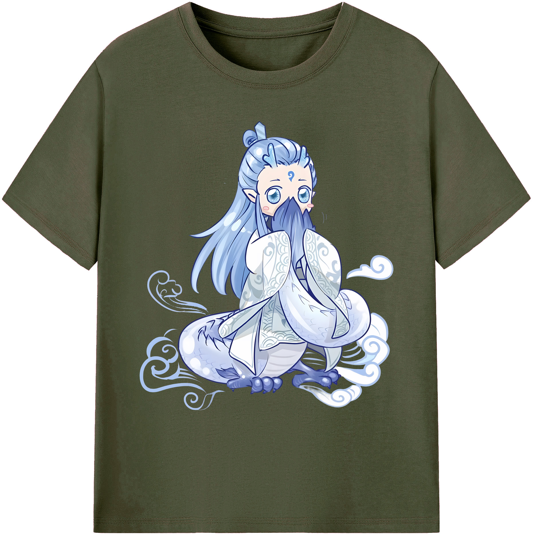 （画像用） Ne Zha 2 ナタ 魔童の大暴れ 綿100％ メンズ半袖Tシャツ｜肌触りやわらか＆通気性